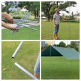 thumbnail image 2 of Tige de Support de Bâche Extérieure Mâtx de Tente Pliants pour Abri de Plage Blanc, 2 of 8