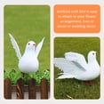 thumbnail image 6 of OUNONA 2pcs Foam Artificial Pigeons Fake Doves Wedding Ornaments Decoration, 6 of 8