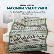 Mary Maxim Maximum Value Worsted Weight Acrylic Dark Teal Yarn, 100 Yards