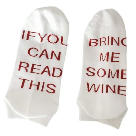 

FAIOIN Unisex Funny Socks Novelty If You Can Read This Bring Me Coffee Cotton Hosiery