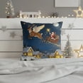 thumbnail image 6 of Christmas Pillow Covers for Decorations Indoor18x18" Christmas Pillow Covers Decorative Pillow Cases with Soft Fabric Hidden Zipper Cushion Covers, 6 of 7
