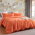 thumbnail image 4 of Byourbed Natural Loft® Oversized Comforter Set - Orange Orange - Queen, 4 of 5
