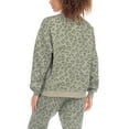 thumbnail image 2 of Honeydew Women's Vibrant Print French Terry Sweatshirt for Casual Chic Comfort, 2 of 4