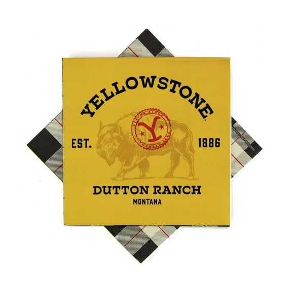 Yellowstone Beverage Napkins (16 Pack)
