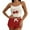 Red2, variant on Pajamas for Women Set Cherry Embroidered Soft Sleeveless Tank Top and Shorts Two Piece Outfit