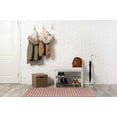 thumbnail image 5 of Simply Daisy 3' x 5' Coral Rattan Geometric Rug, 5 of 5