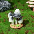 thumbnail image 3 of Washranp Miniature Resin Mushroom,Colorful Artificial Mini Mushrooms DIY Fairy Garden Moss Landscape Ornaments, 3 of 4