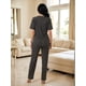thumbnail image 3 of Conjunto 3 Piezas Blusa Casual con Short y Pantalón a Rayas Outfit Versátil y Cómodo para Mujer, 3 of 5