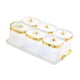 thumbnail image 4 of Bandeja para frutos secos con tapa, plato para aperitivos, caja para almacenar alimentos, para servir frutos secos y dulces. Claro, 4 of 9