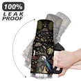 thumbnail image 6 of 40oz Colorful Botanical Mushroom Stainless Steel Flip Straw Tumbler Spill Proof Travel Cup Double Wall Vacuum Insulated Coffee Mug with Top Handle, 6 of 6