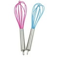 thumbnail image 5 of Cheers.US 3Pcs/Set Silicone Whisk, Stainless Steel & Silicone Kitchen Utensils for Blending, Whisking, Beating & Stirring, 5 of 6