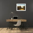 thumbnail image 3 of Chambers, Thomas 32x24 White Modern Wood Framed Museum Art Print Titled - Lake George and the Village of Caldwell, 3 of 4
