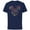Navy, variant on Disney Mickey Mouse Mardi Gras Carnival Holiday Icon - Short Sleeve Cotton T-Shirt for Adults - Customized-Black