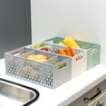 thumbnail image 4 of CNKOO Storage Holder Compartment Handle Design Arranged Neatly Fruit Separated Drain Basket for Kitchen, 4 of 10