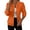 Orange-S, variant on Stylish Round Neck Zip Front Sweater Warm Comfortable Long Sleeve Sweatshirt For Yoga Running Outdoor Activities