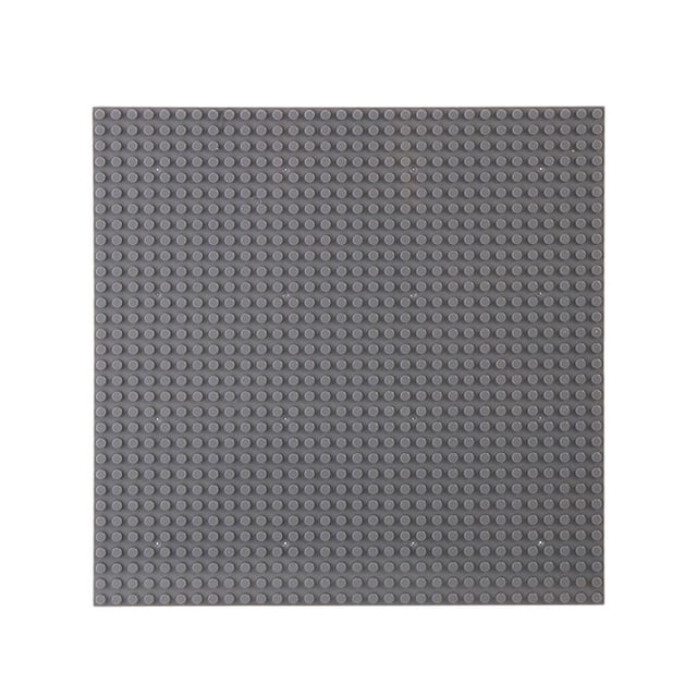 Likrtyny Tablero Bloques Construcción Con Tachuelas 32x32 No Tóxico para La Construcción Bloques (gris Oscuro)