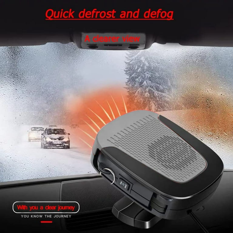 Car Heater,12V Car Heater Portable Heater,12 Volt 150W Auto Heating Fan,Portable  Car Defrost Defogger,Fast Heating&Cooling Fans with Cigarette Lighter Plug  
