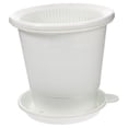 thumbnail image 5 of Soimiss 1Set White Double Layer Breathable Flowerpot with Root Control for Indoor Gardening, 5 of 8