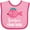 Pink and Fuchsia, variant on Inktastic Grandpa Fishing Buddy Girls Fish Girls Baby Bib