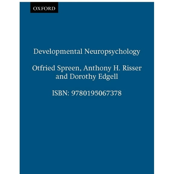 Developmental Neuropsychology, (Paperback)