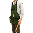 thumbnail image 1 of Delantal con Babero DYNWAVEMX Bolsa de Herramientas 13 Bolsillos Cinturón Jardinería Carpintería Verde, 1 of 8