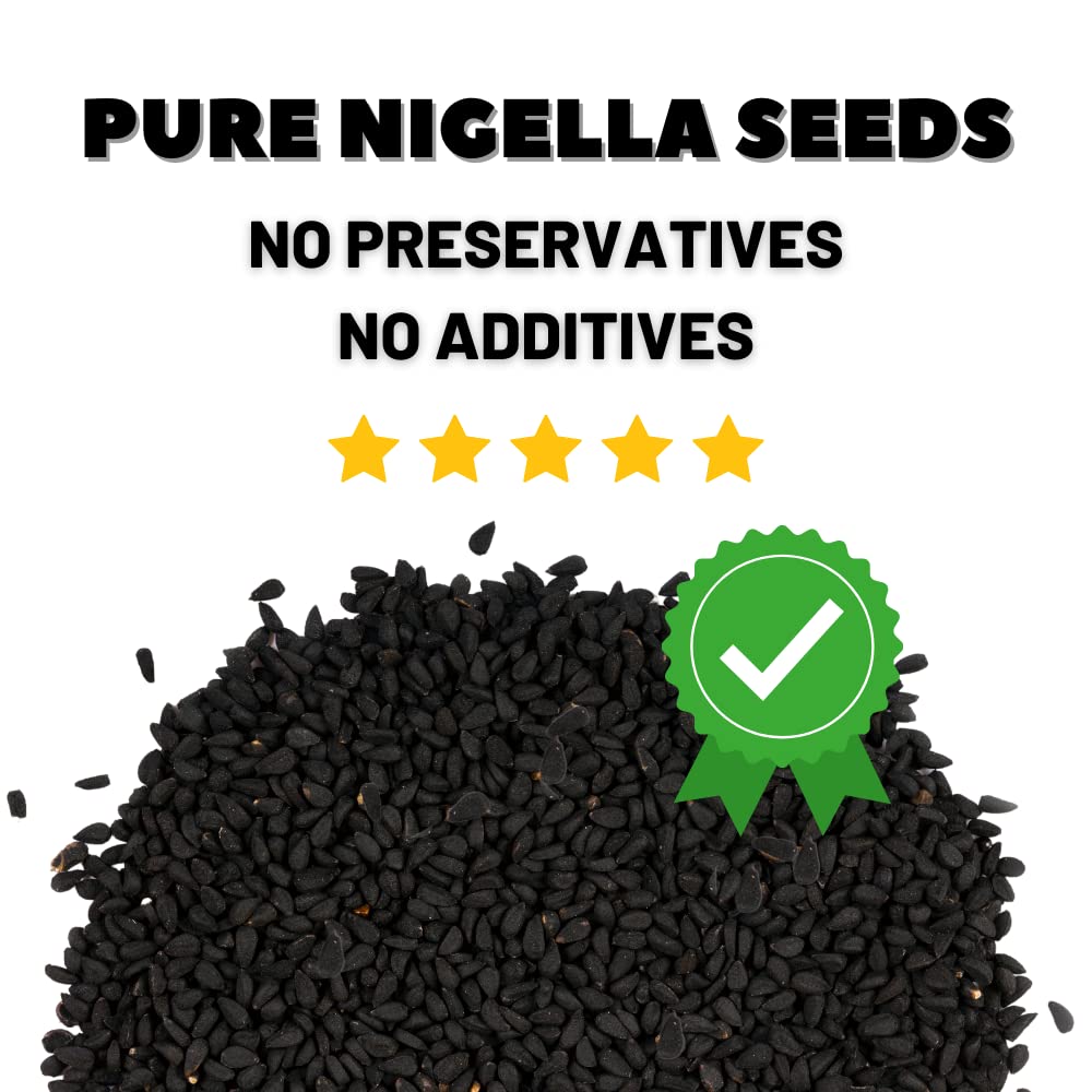 Berrilys Black Seeds, USDA Organic, 2 PACKS (2x16oz), Also Known as Nigella Sativa, Kalonji & Black Cumin Seeds, Used as Spice
