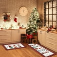 thumbnail image 6 of Christmas Rug Christmas Kitchen Mats Set of 2, Christmas Decorations for Home Non Slip Backing Winter Holiday Kitchen Rug Kitchen Floor Mat Xmas 40x60+40x120cm, 6 of 6