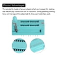 thumbnail image 5 of Universal IC Test ZIF Socket 16 Pin 3.0mm Pitch Microcontroller, Chip, Breadboard, Program IC's, 5 Pack, 5 of 6