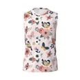 thumbnail image 6 of Picia Rose Flowers mens Cotton Tank Undershirts , Moisture-wicking Ribbed Tanks, Lightweight Cotton Tank Undershirts-XX-Large, 6 of 8