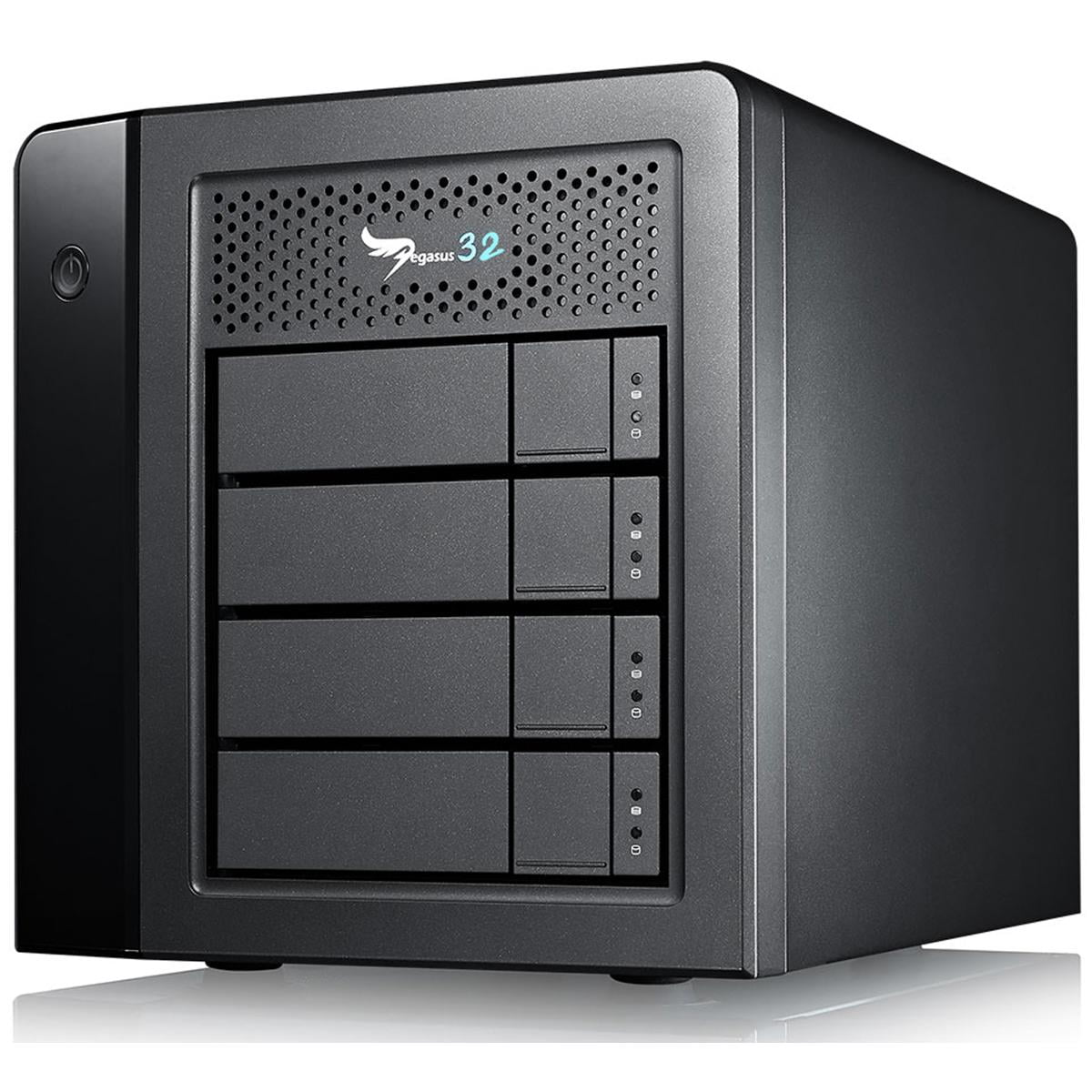 Promise Pegasus32 R4 - Hard drive array - 40 TB - 4 bays (SATA-600) - HDD 10 TB x 4 - Thunderbolt 3, USB 3.2 Gen 2 (external)