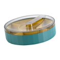 thumbnail image 3 of Dulces con Tapa Transparente Bandejas para Servir Dulces de Almacenamiento de Boda de 5 Rejillas Multifuncionales con Servicio de Tapa Transparente Macarena plato de frutos secos, 3 of 8