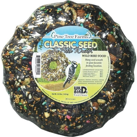 - Pine Tree Farms LePetite Mixed Bird Seed Wreath