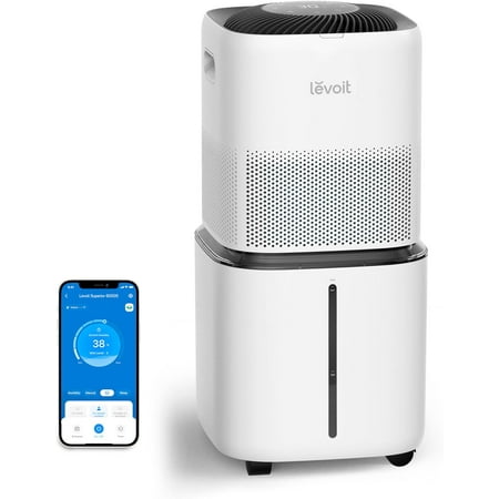 LEVOIT Superior 6000S Smart Evaporative Humidifiers for Home?up to coverage area 3000ft² 6 Gal Last 72-Hour
