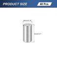 thumbnail image 2 of 40Pcs M4x8mm 304 Stainless Steel Dowel Pin, Cylindrical Shelf Support Peg Pin, 2 of 6