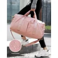 thumbnail image 4 of Maleta Deportiva Quanna Bolsa Gym Viaje Mochila Fitness Bag Color Rosa Con Compartimento Para Zapatos Y Bolsillo Separado Para Viaje Natación Yoga Bolsa De Lona Para Mujeres Y Hombres, 4 of 8