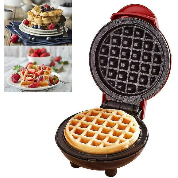 Mini Waffle Maker Machine, Electric Pancake Maker, Non-stick, Deep Cooking Plates, Small Waffle Maker For Kids Make Cookies, Pancakes, Egg