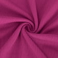 thumbnail image 6 of Brondbend Summer Tops for Women 2025 Crew Neck Sleeveless Solid Color Active Tanks Spaghetti Strap Tunic Pleated Ribbed Blouse Drawstring Womens Clothes for Cocktail Slim Fit Purple M, 6 of 8