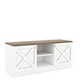 thumbnail image 2 of Vintage Tv Stand, 80 - 89 Inches, 2 Cupboards, White, Wood Base White Cupboards Stand With Base, Character, 2 of 2