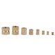 thumbnail image 1 of Tuerca de inserción de latón inserto moleteado liviano y duradero conveniente para M2x4 10 piezas M25x5 10 piezas M3x6 10 piezas M4x8 10 piezas ANGGREK Otros, 1 of 8