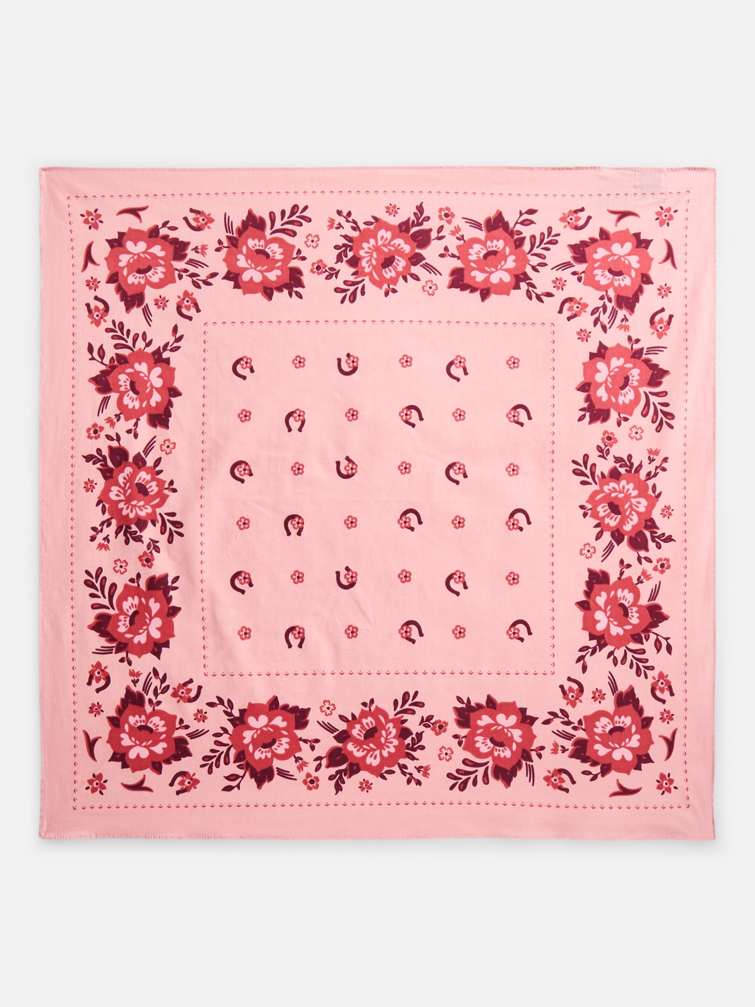Kacey Lee Small Square Scarf, Pink