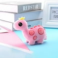 thumbnail image 4 of Cute Stuffed Animal Plush Toy - Adorable Soft Dinosaur Toy Plushies and Gifts - Perfect Present for All（Pink,5.5 Inches), 4 of 4