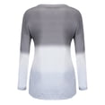 thumbnail image 4 of Camisas Navideñas Para Mujer Tops de Manga Larga Moda O-Cuello Blusa Gradiente Sudor Odeerbi ODB208250, 4 of 9