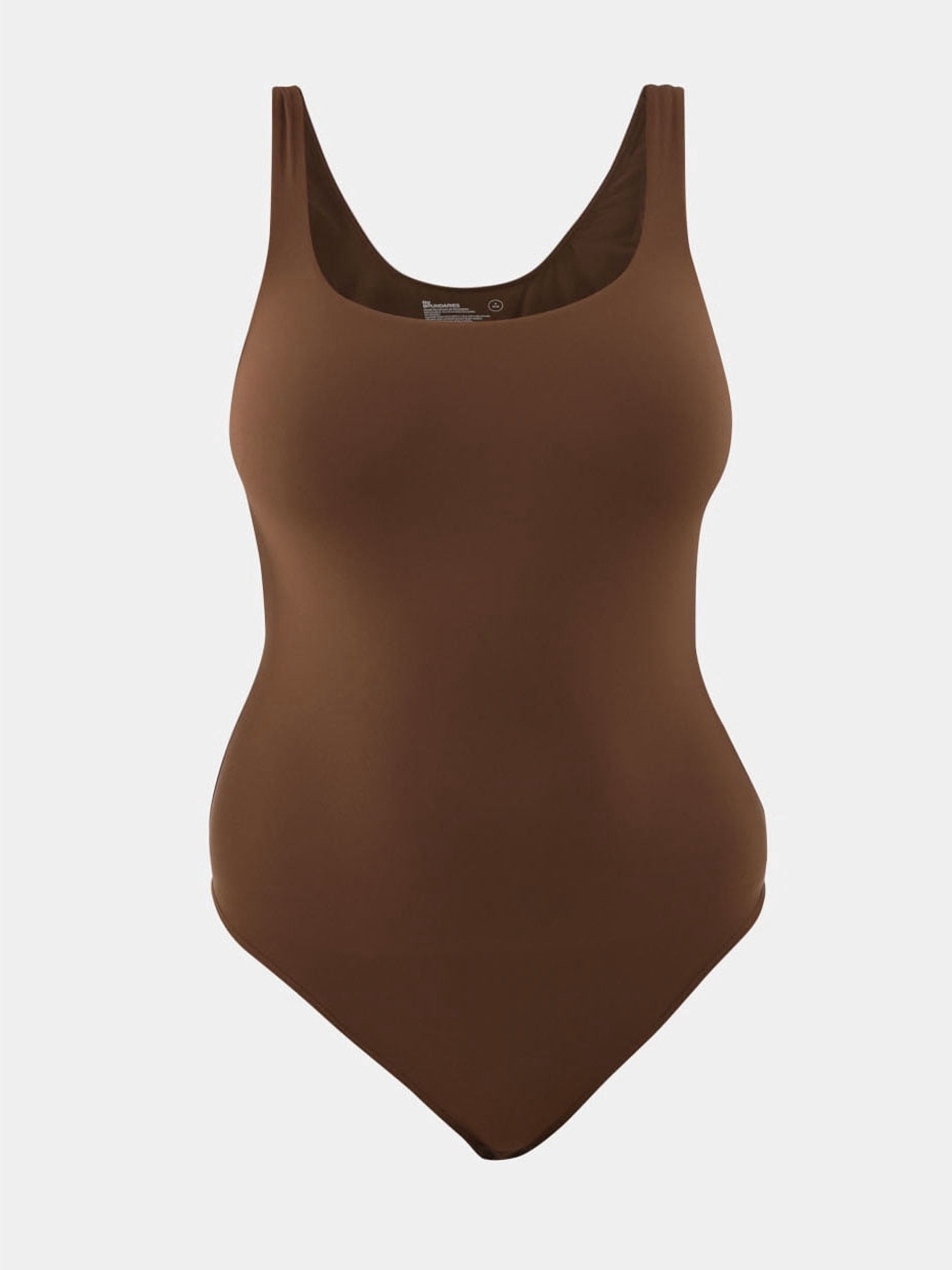 No Boundaries Women's Scoop Neck Tank Top Bodysuit, Women’s Sizes XS-3XL
