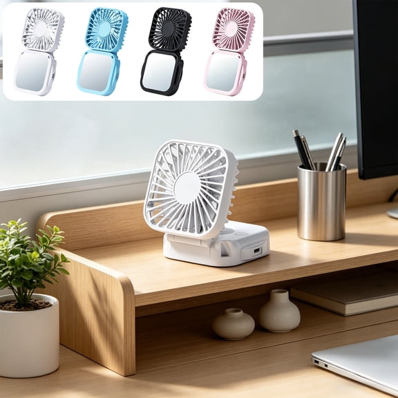 LHNFT Portable Handheld Fan,USB Rechargeable Mini Fan for Travel,Outdoor & Office,with Charging Cable