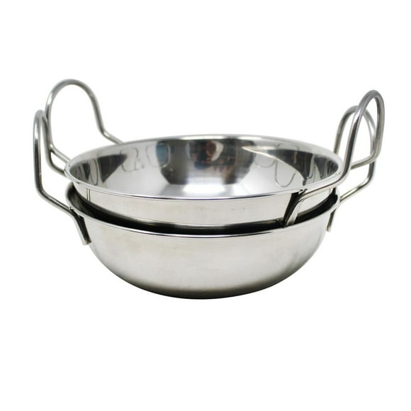 Mainstays Stainless Steel 2-Piece Balti Dish