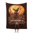 thumbnail image 1 of Manta de franela súper suave con diseño de banda Shinedown, mantas kawaii, cómoda y cálida para sala de estar, sofá, cama, 40 x 50 pulgadas, 1 of 8