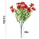 thumbnail image 2 of Paquete de 2 flores artificiales violetas - Arreglo floral de 7 puntas para decoración de bodas en la oficina en casa, 2 of 2