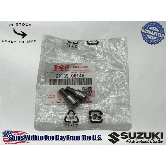 Suzuki Genuine OEM 06-07 GSX-R 600 750 FRONT SEAT BOLTS SET 09139-06146