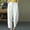 White, variant on Itsame Comfortable Loose Pants for Womens Pocket Fashionable Cotton High Waisted Wide Leg Sweatpants Black Size M