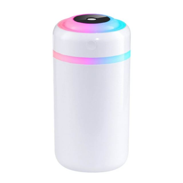 Mini humidificador portátil silencioso con luz LED nocturna y carga USB